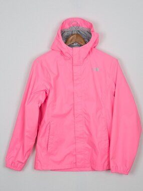 The North Face Girls XL (18) Resolve Waterproof Rain Jacket – Vibrant Pink